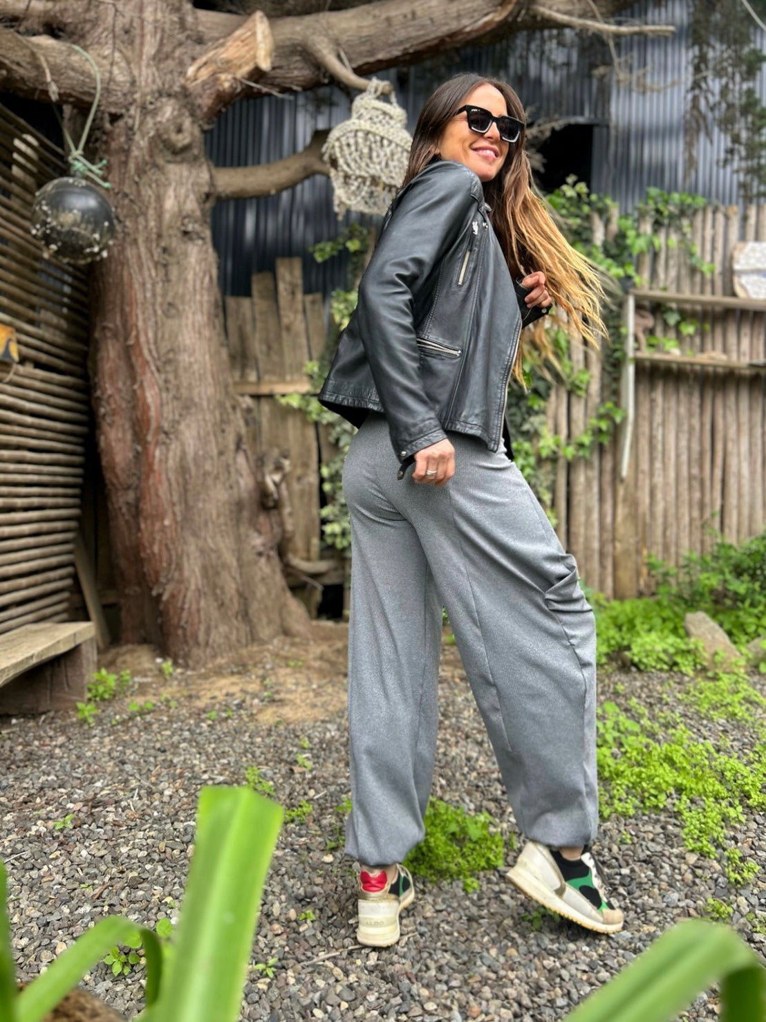 Bombacho Algodón Grafito