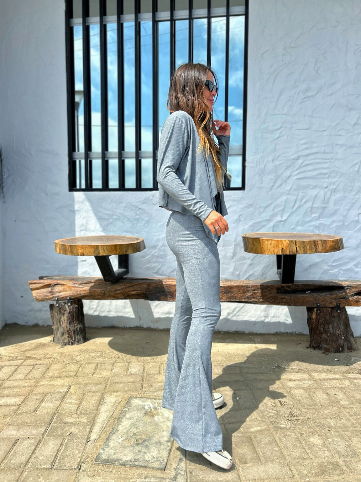 Pantalón Oxford Algodón Grafito