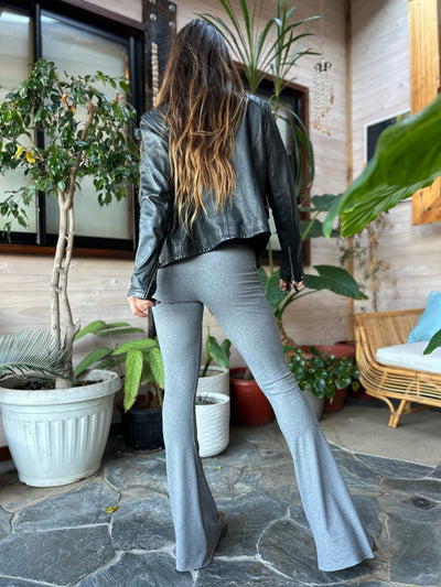Pantalón Oxford Algodón Grafito S/bolsillos