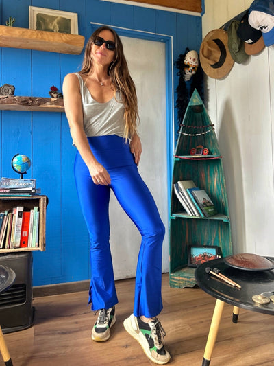 Pantalón Capri lycra Azul Electric