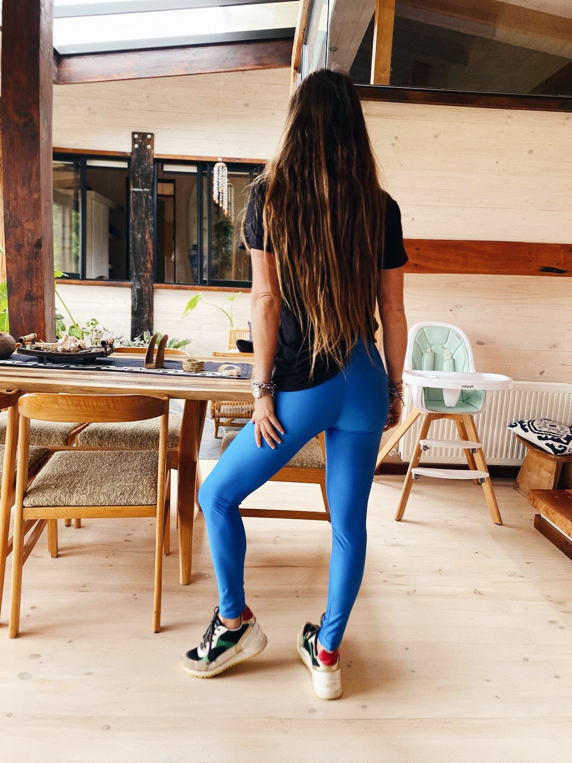 PRE VENTA Patas Lycra Blue Electric s/bolsillos