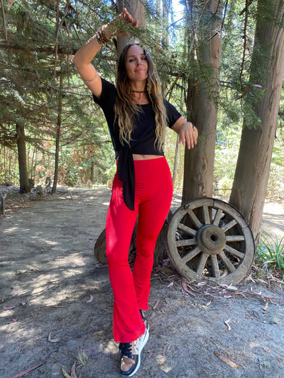 Pantalón Capri Rojo